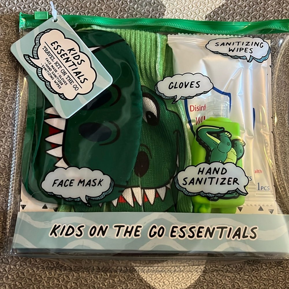 Kids On The Go Essentials Set with Dinosaurs Design